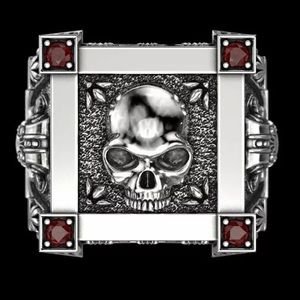 Goth Punk Skull Ring sz 10